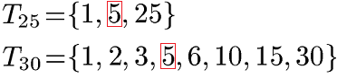 Teilerfremd prüfen für Beispiel 25 und 30
