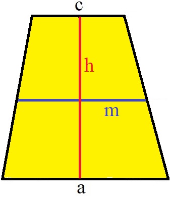Trapez Flächeninhalt / Fläche