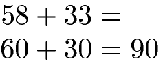 Überschlag Addition 1