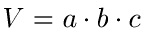 Volumen Quader Formel