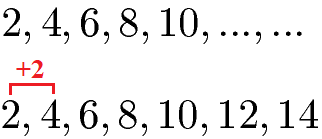 Zahlenreihen (Zahlenfolgen) Beispiel 1