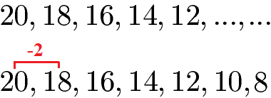 Zahlenreihen (Zahlenfolgen) Beispiel 2
