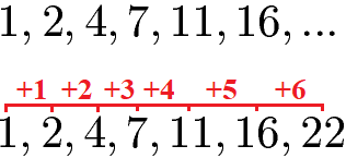 Zahlenreihen (Zahlenfolgen) Beispiel 5