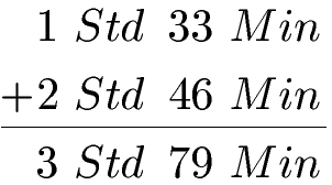 Zeitspanne (Zeitdauer) Beispiel 2 Lösung Teil 1