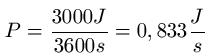 Mechanische Leistung Beispiel 1