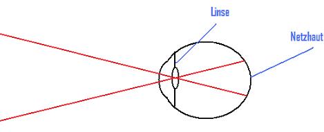 Menschliches Auge: Optik