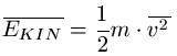 Kinetische Energie Teilchen