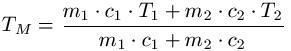 Mischtemperatur